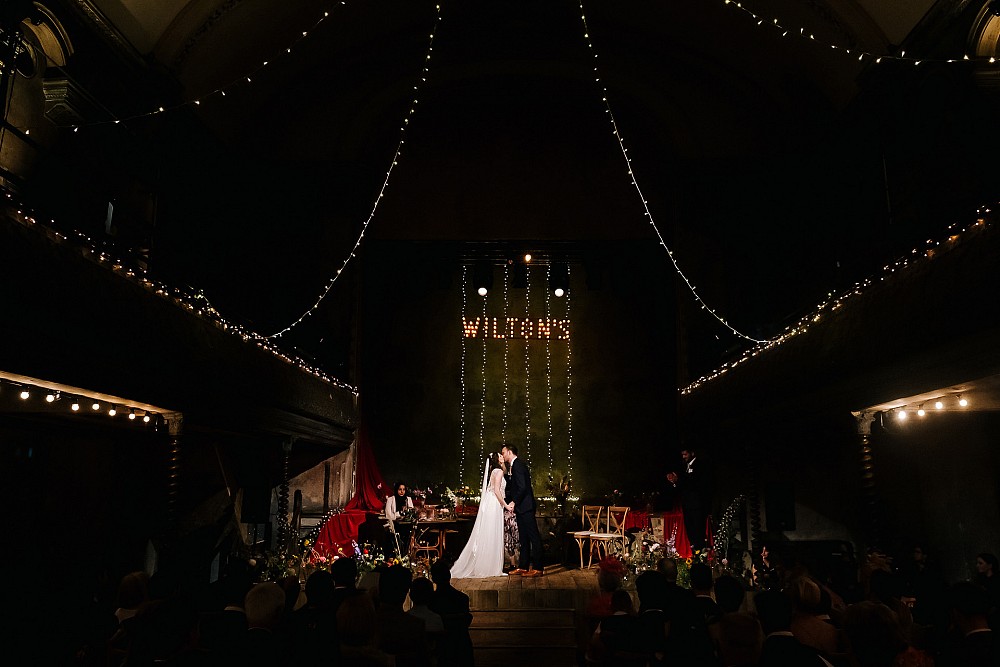 Unique Wedding Ceremony at Wiltons Music Hall, London