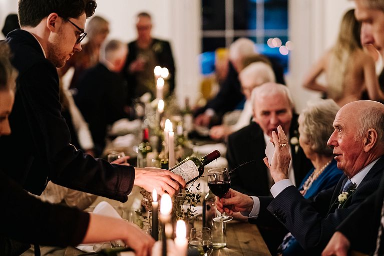 awsbury rectory wedding reception