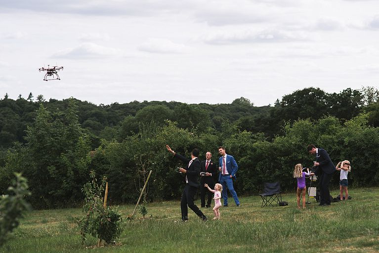 diy garden wedding photography