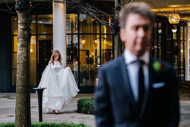 first look wedding photos kristian leven