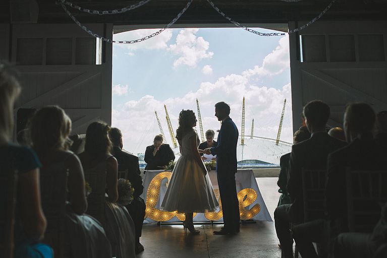 trinity buoy wharf wedding photographer