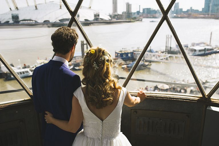 trinity buoy wharf wedding photography