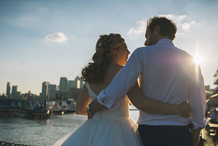 trinity buoy wharf wedding