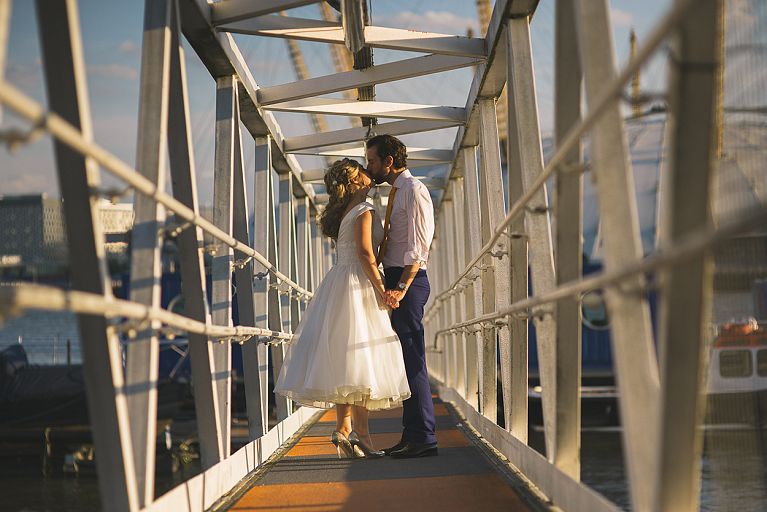 trinity buoy wharf wedding photographer