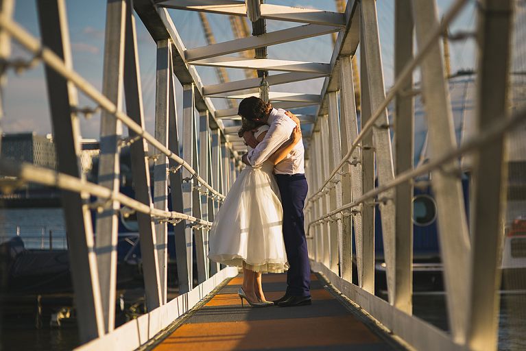 trinity buoy wharf wedding photographers